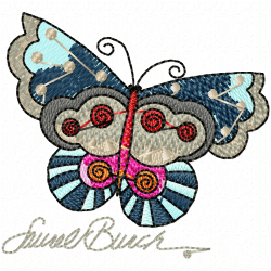 Butterfly Embroidery Design 6